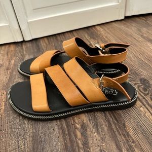 Franco Sarto Leather Sandals!